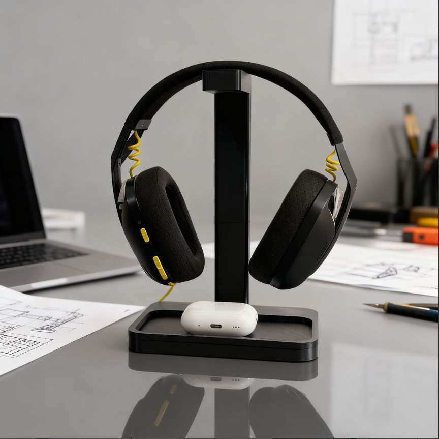 Soporte para Auriculares – Diseño con soporte AirPods