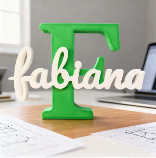 Cartel Decoración Nombre Impresión 3d Personalizado Nombre