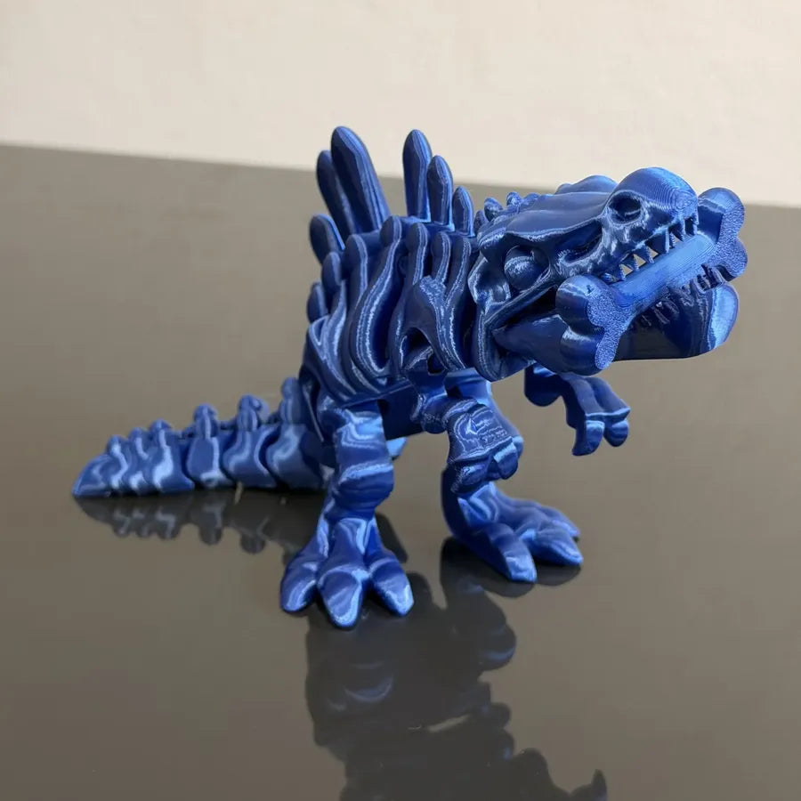 Dinosaurio Espinosaurio Esqueleto Articulado 25cm - Infinity Lab 3D