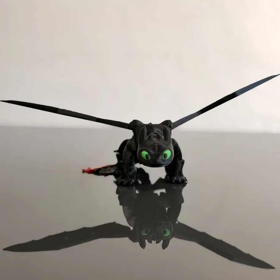 Furia Nocturna Chimuelo 3D Articulado - Infinity Lab 3D