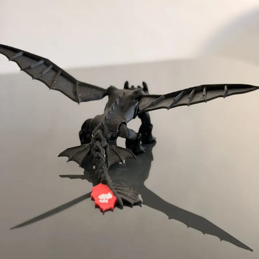 Furia Nocturna Chimuelo 3D Articulado - Infinity Lab 3D