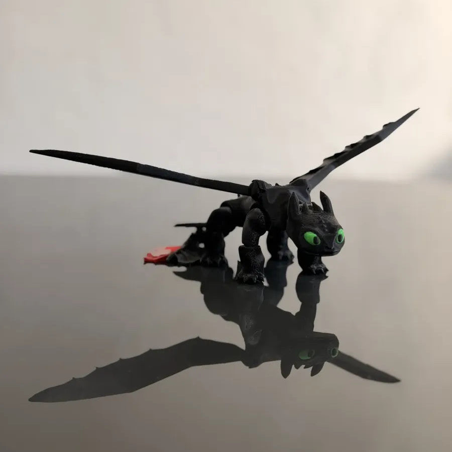 Furia Nocturna Chimuelo 3D Articulado - Infinity Lab 3D