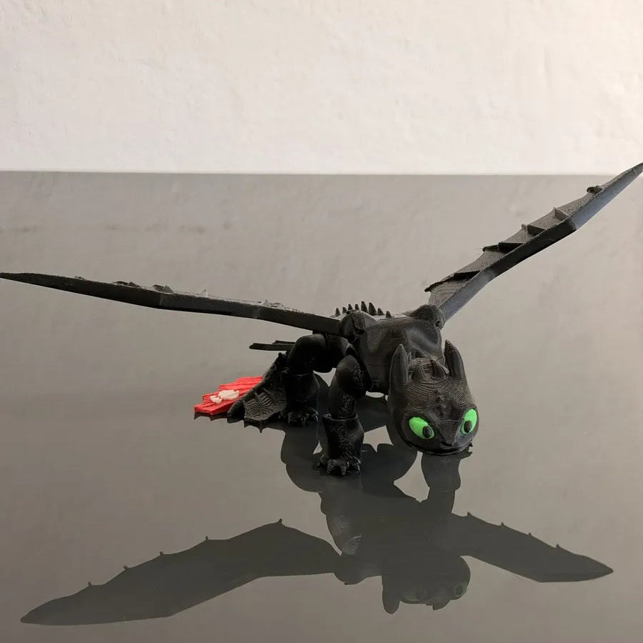 Furia Nocturna Chimuelo 3D Articulado - Infinity Lab 3D