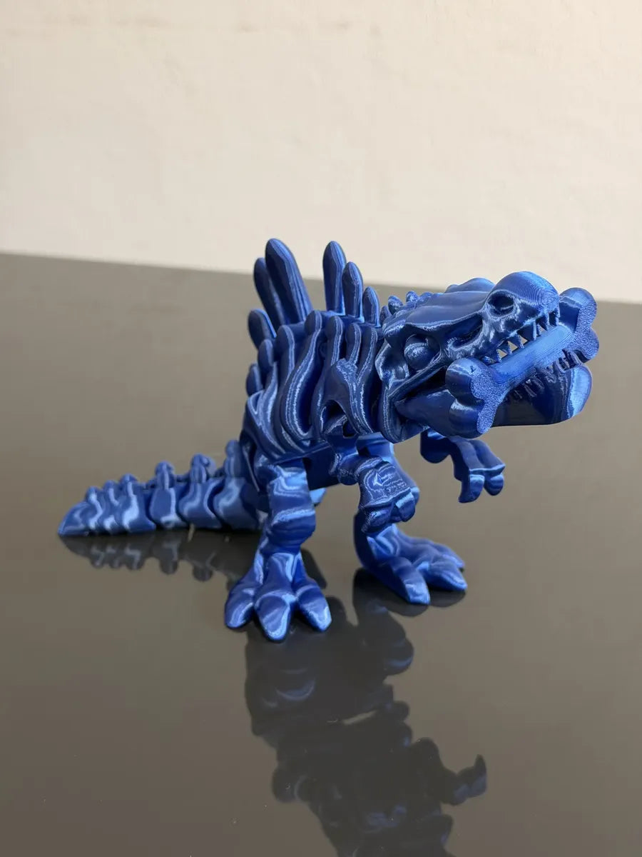Dinosaurio Espinosaurio Esqueleto Articulado 25cm