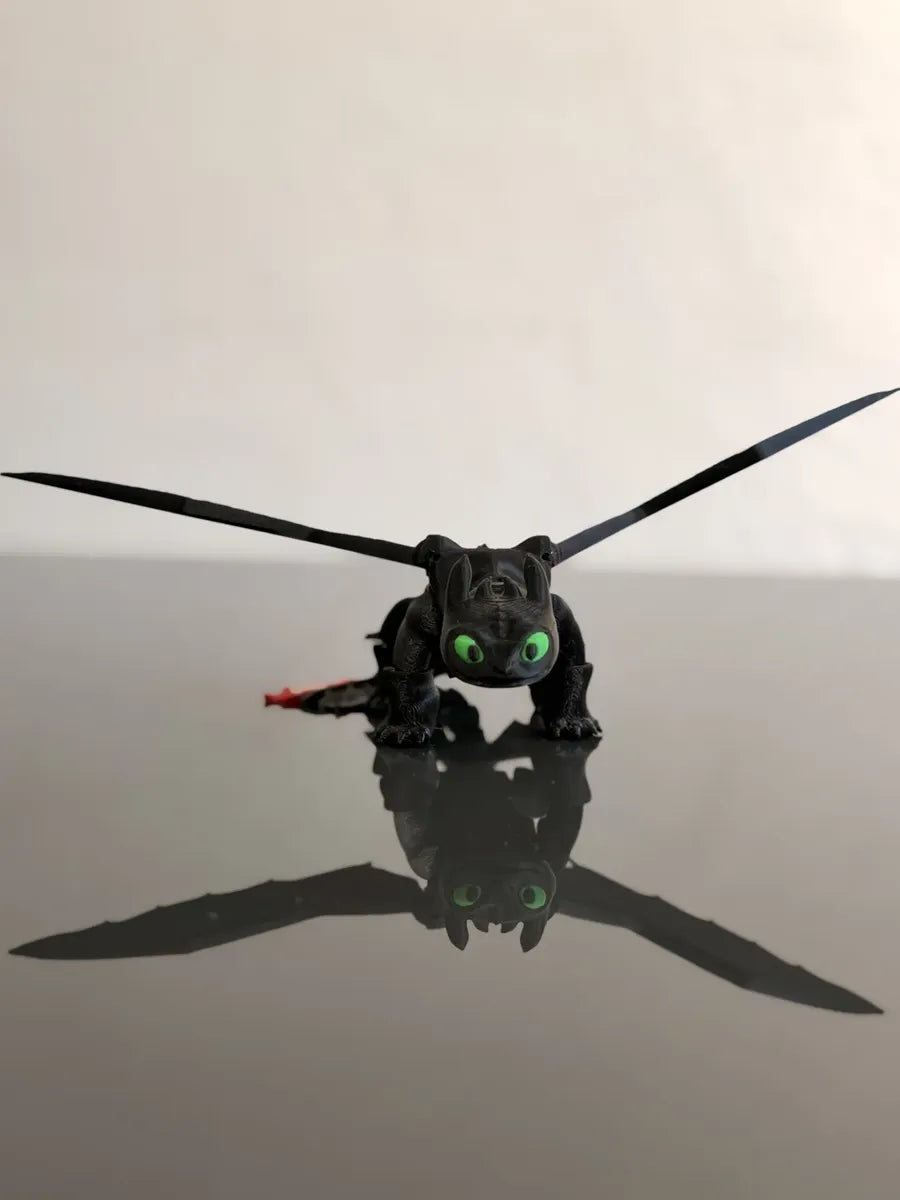 Furia Nocturna Chimuelo 3D Articulado