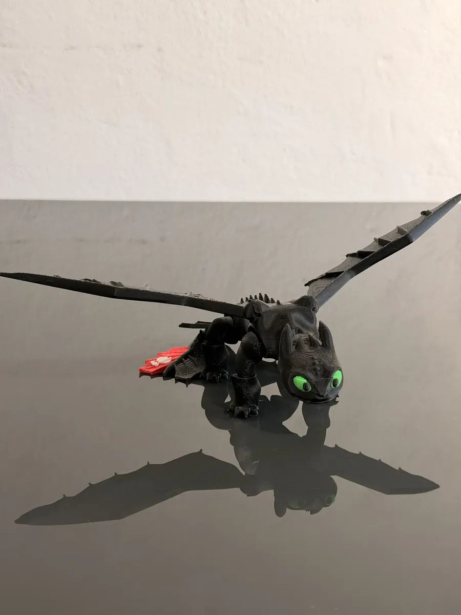 Furia Nocturna Chimuelo 3D Articulado