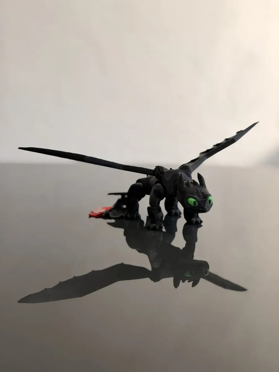 Furia Nocturna Chimuelo 3D Articulado