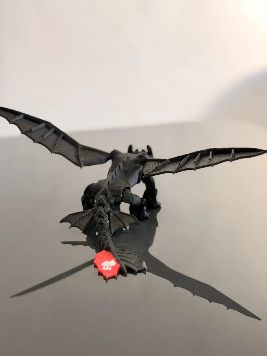 Furia Nocturna Chimuelo 3D Articulado