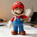 Supermario Figura 30 centimetros - Infinity Lab 3D